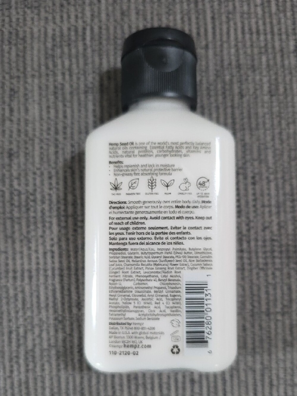Hempz Travel Size Body Lotion Set, 2.25oz. Each, New, 5 Bottles - Picture 5 of 9